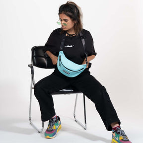 Supervek Crossbody Slinger - Tiffany Blue - Urban Functional Fanny Hip Bag for Everyday Essentials - Urban Lifestyle