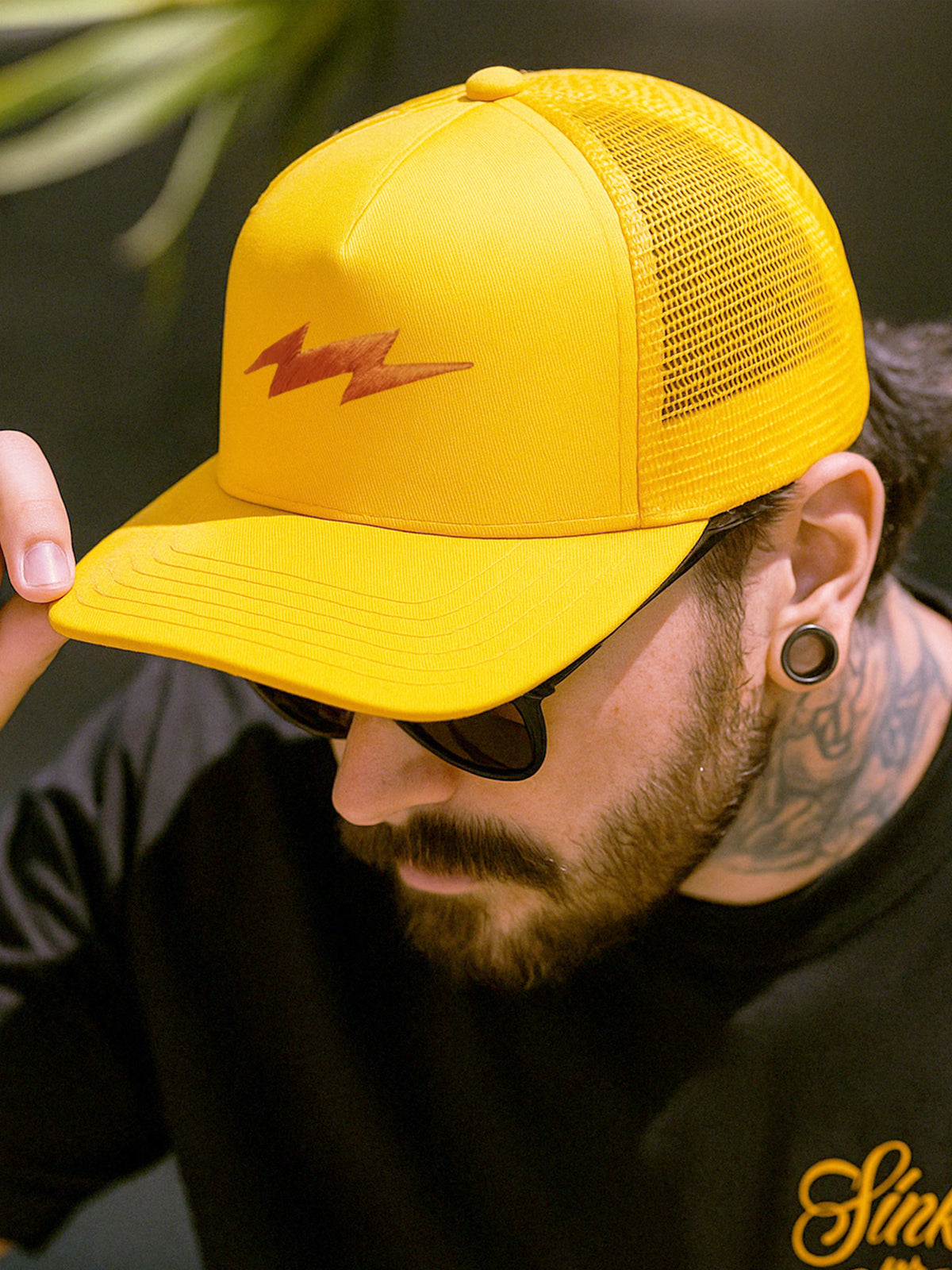 OG Thunder Trucker Cap Yellow - Main Image