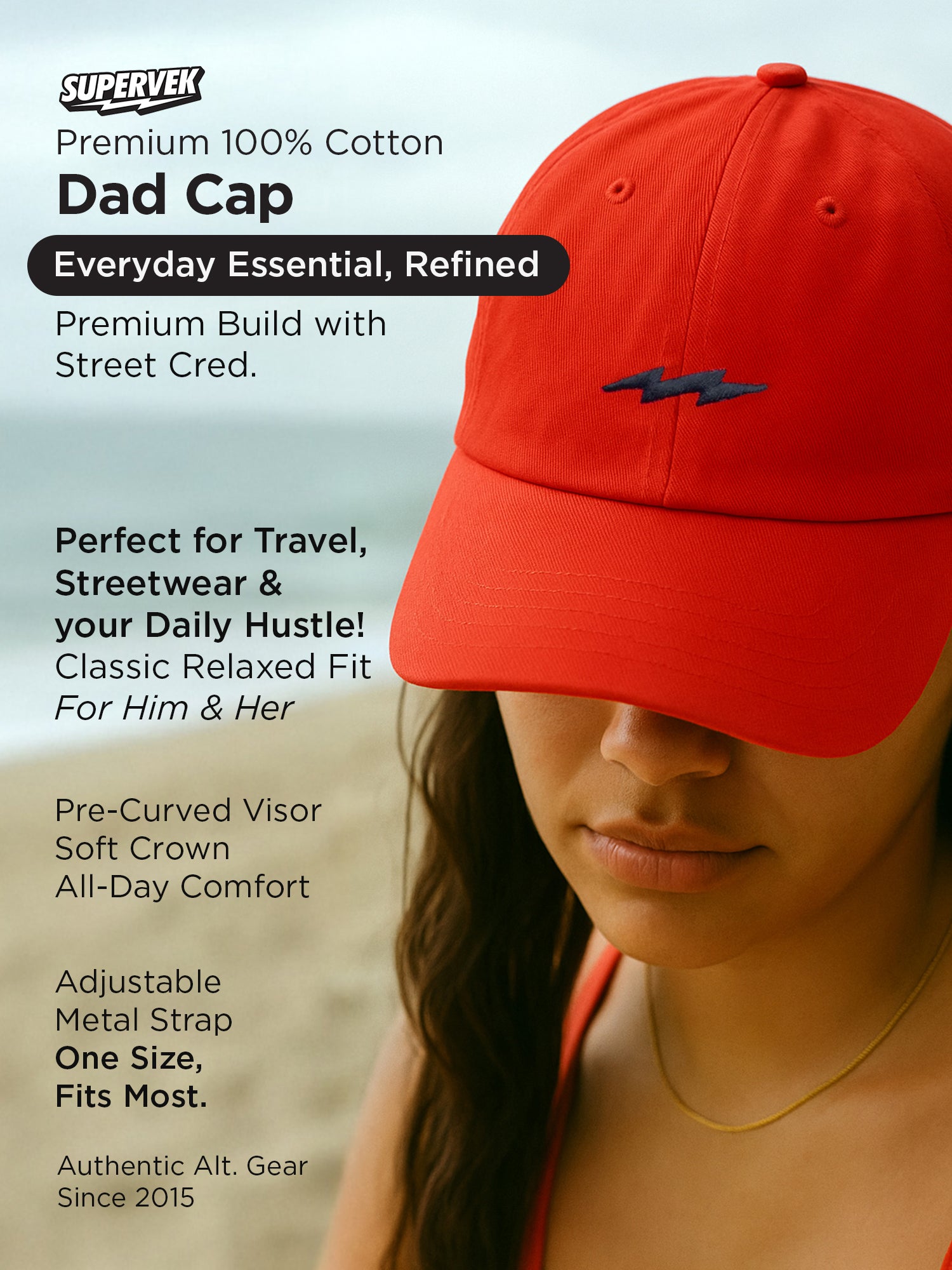 Thunder Dad Cap Red