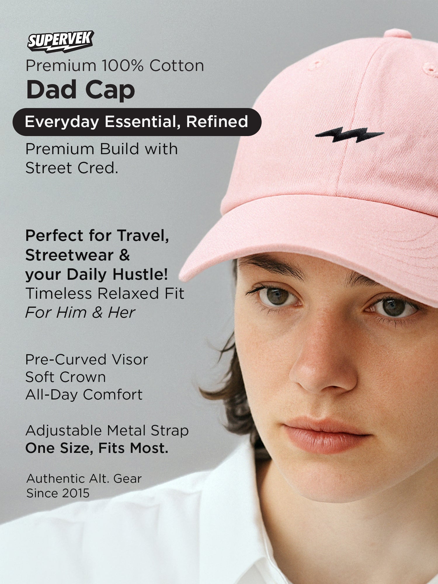 Thunder Dad Cap Pink