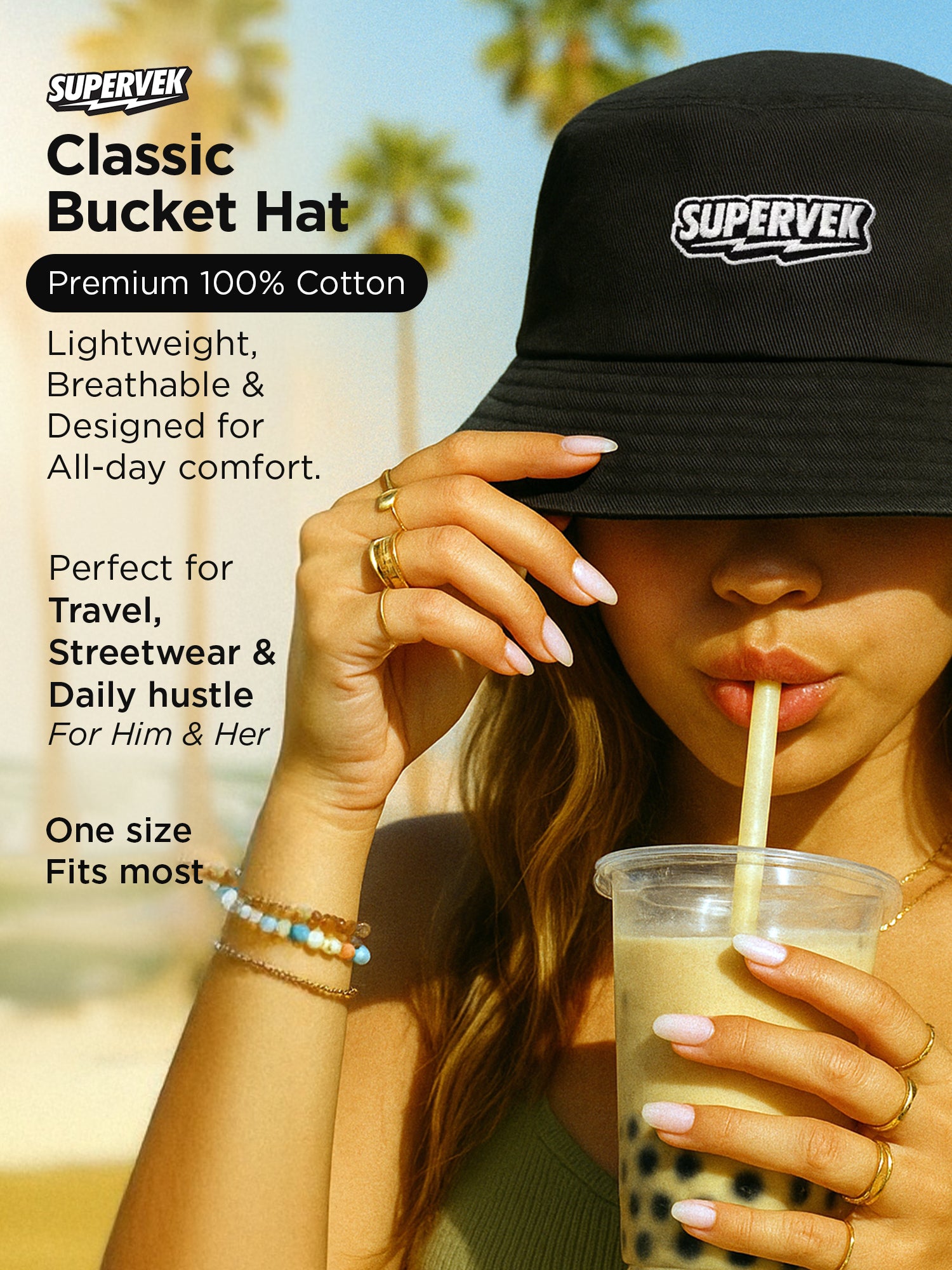 Classic Bucket Hat Black