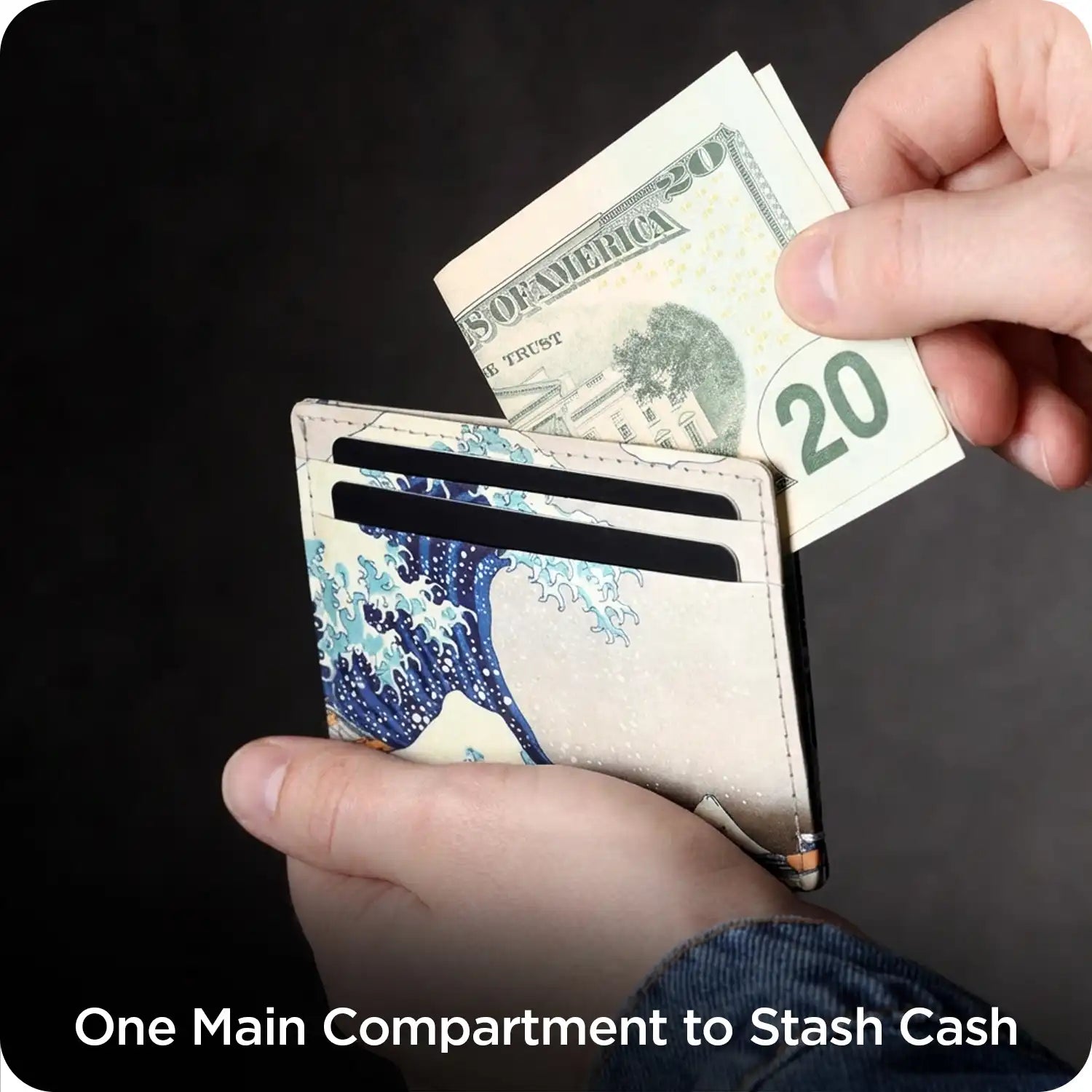 Great Wave Card Wallet