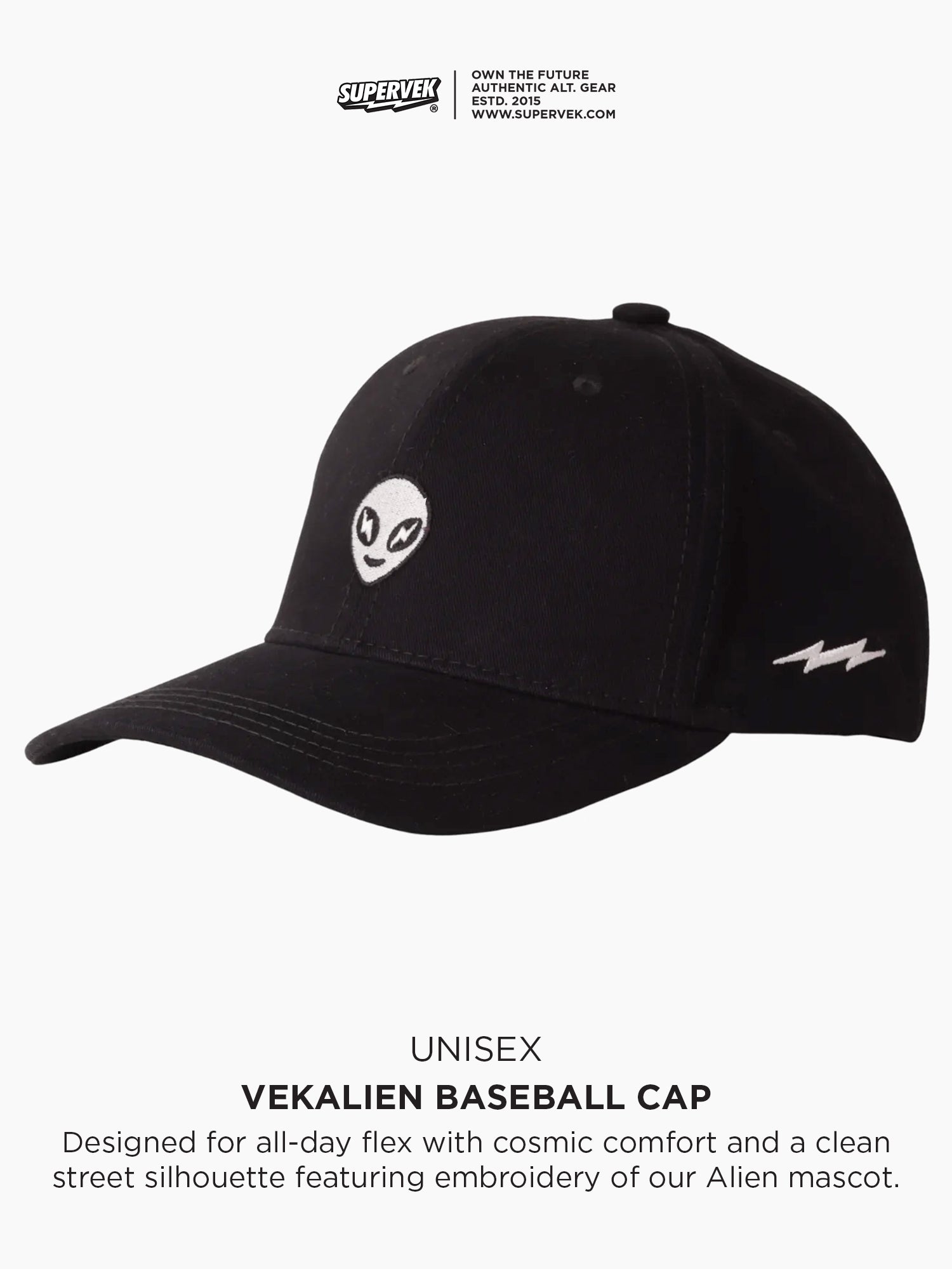 Vekalien Baseball Cap Black