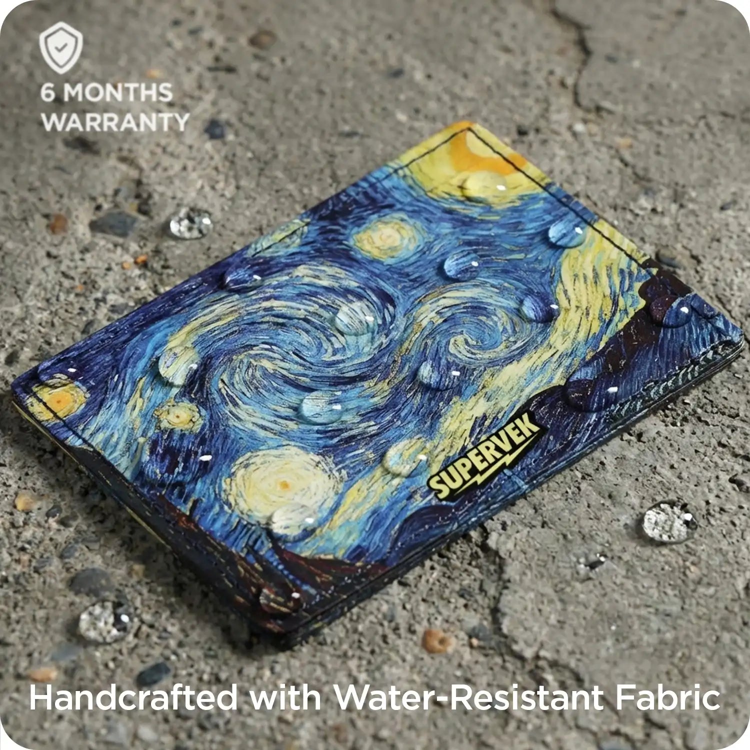 Starry Night Card Wallet