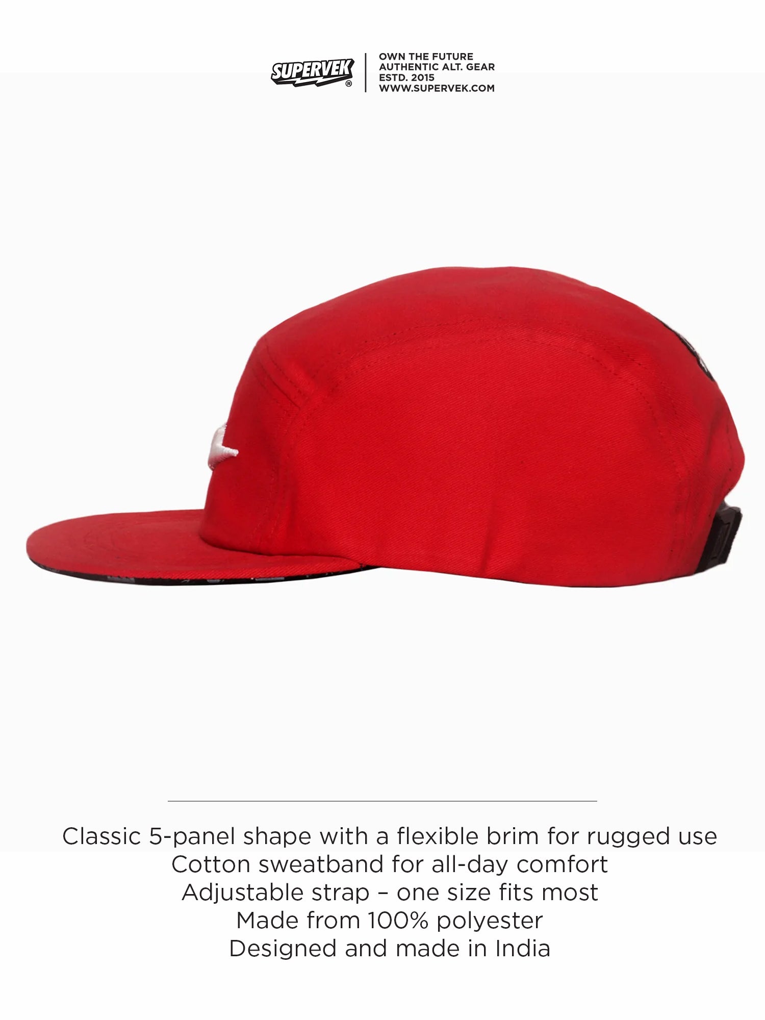 OG Thunder 5-Panel Cap - Supervek - Bold Statement, Flexible Brim