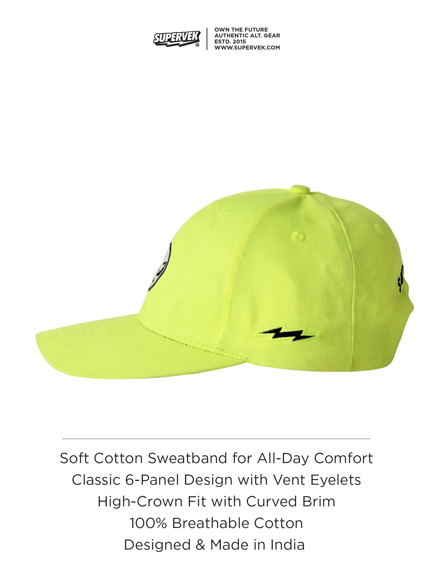 Vekalien Baseball Cap Neon Green
