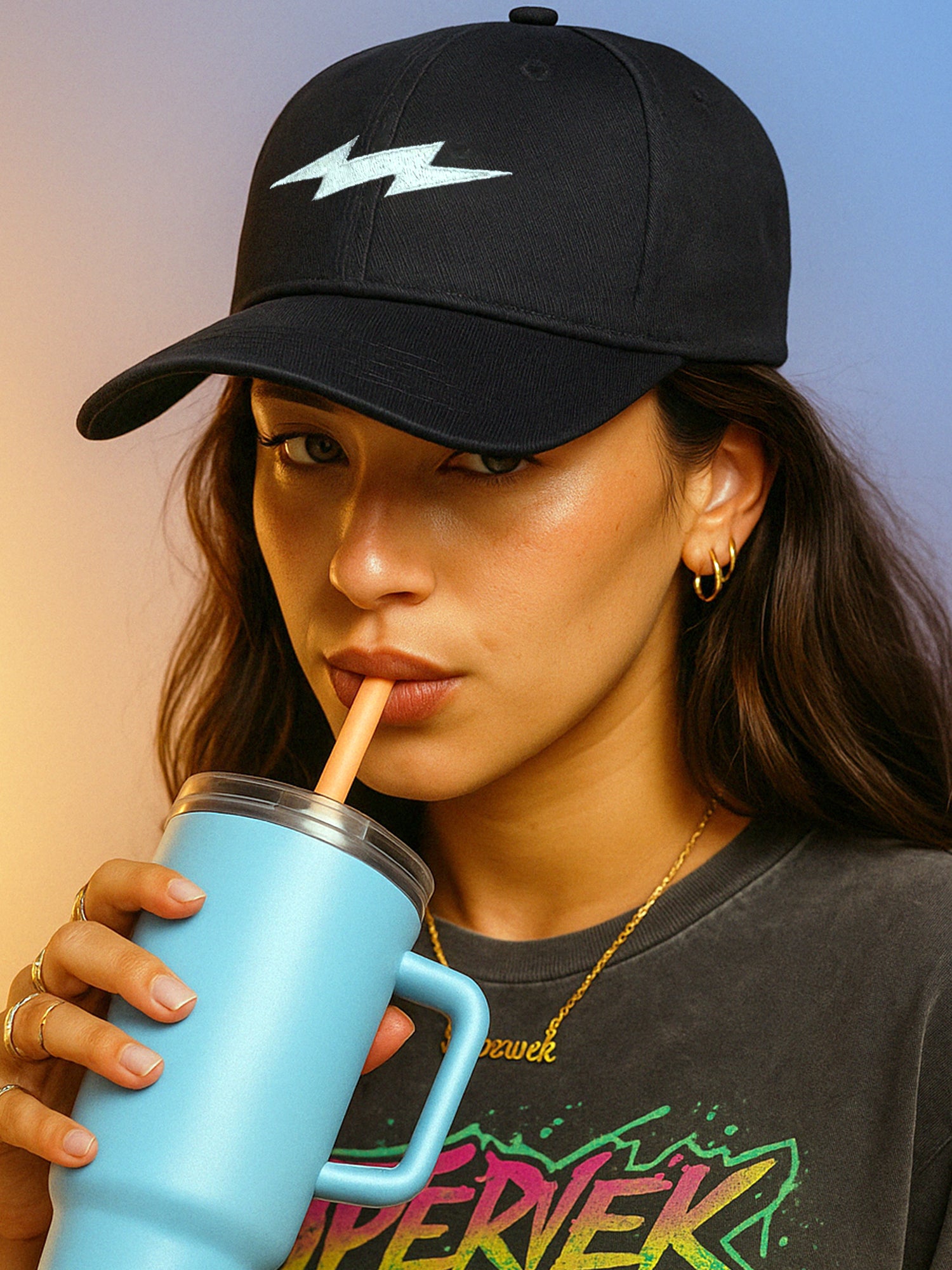 OG Thunder Baseball Cap Black