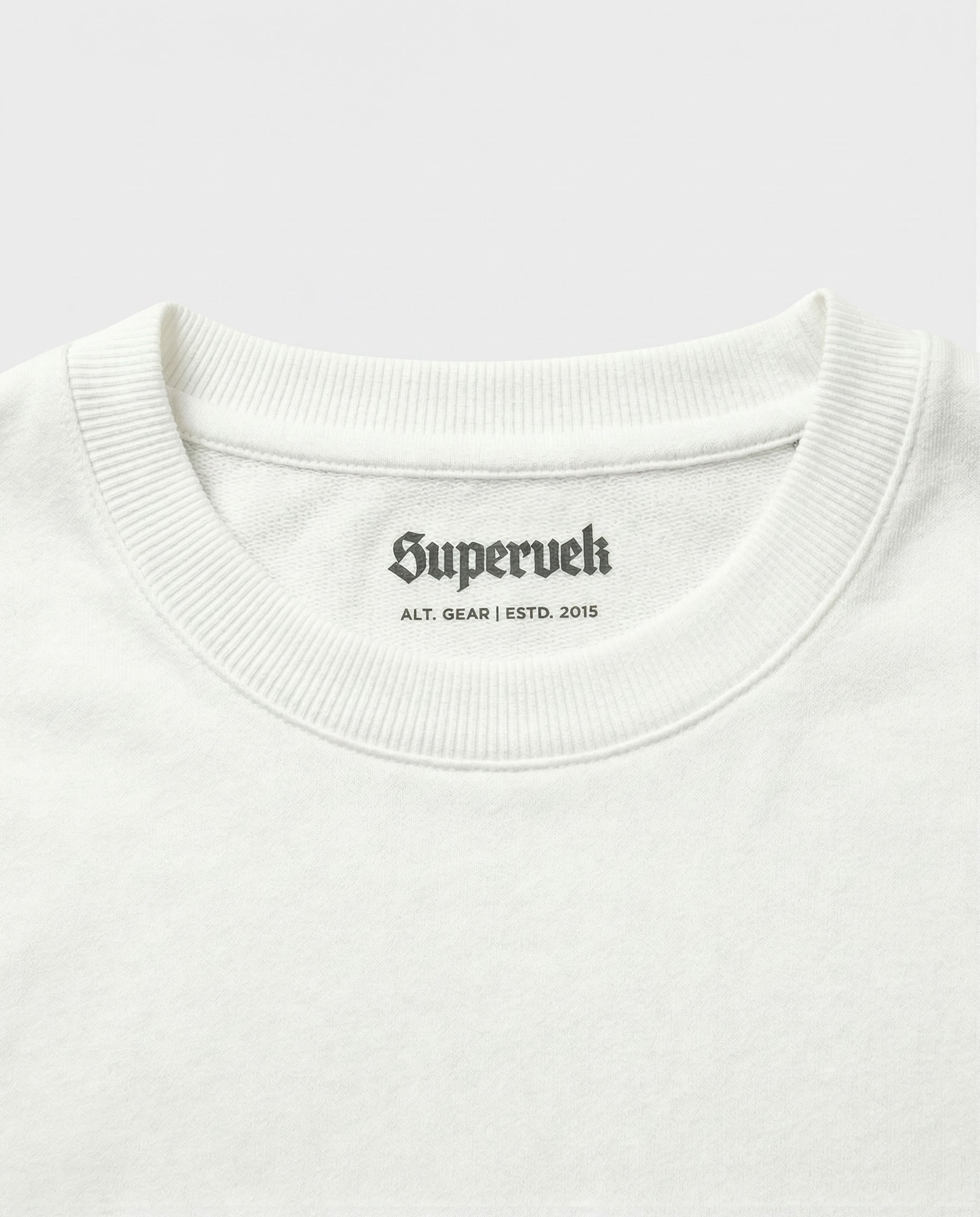 Supervek White Oversized Tshirt