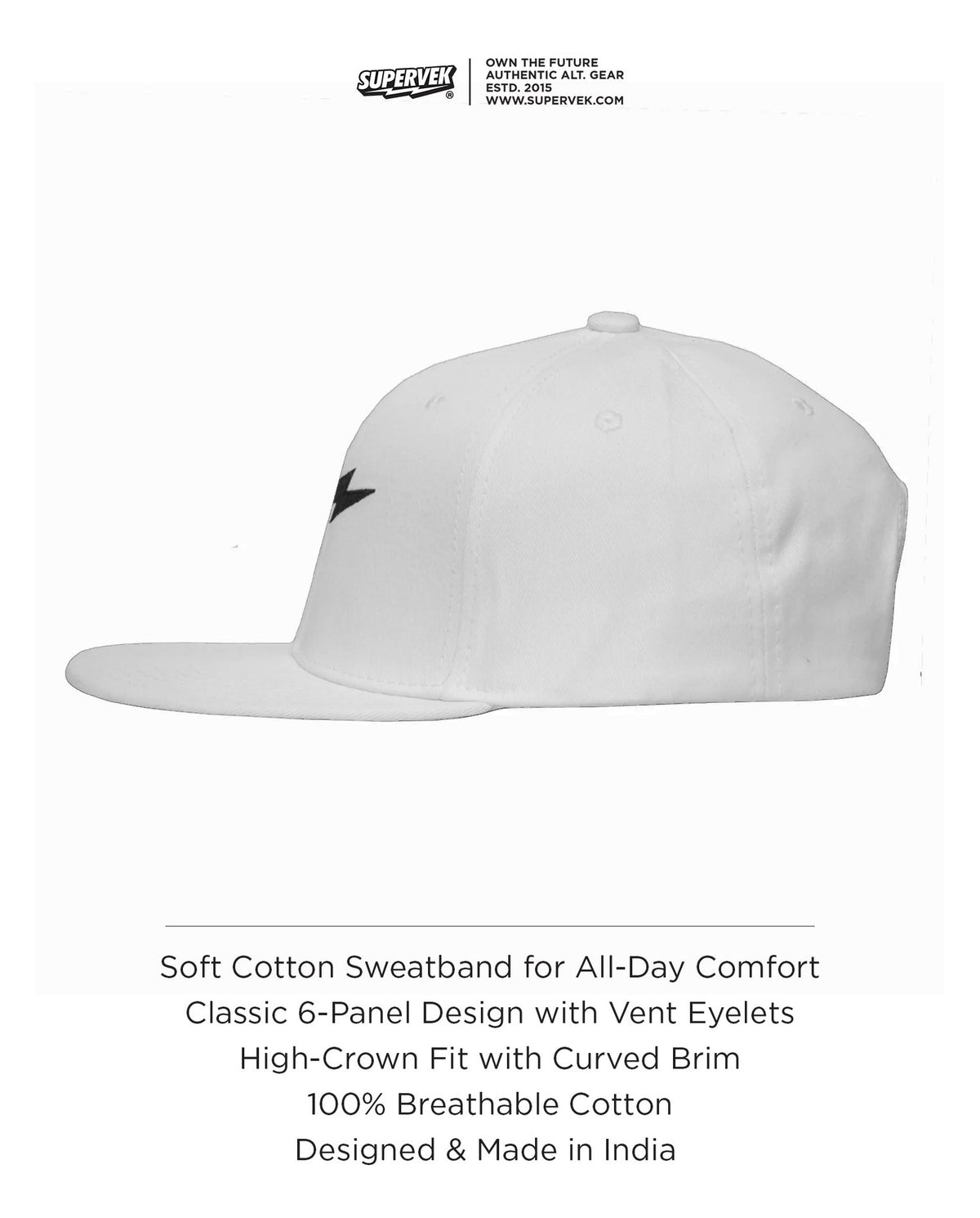 OG Thunder SnapBack - White – Supervek cap, view 5