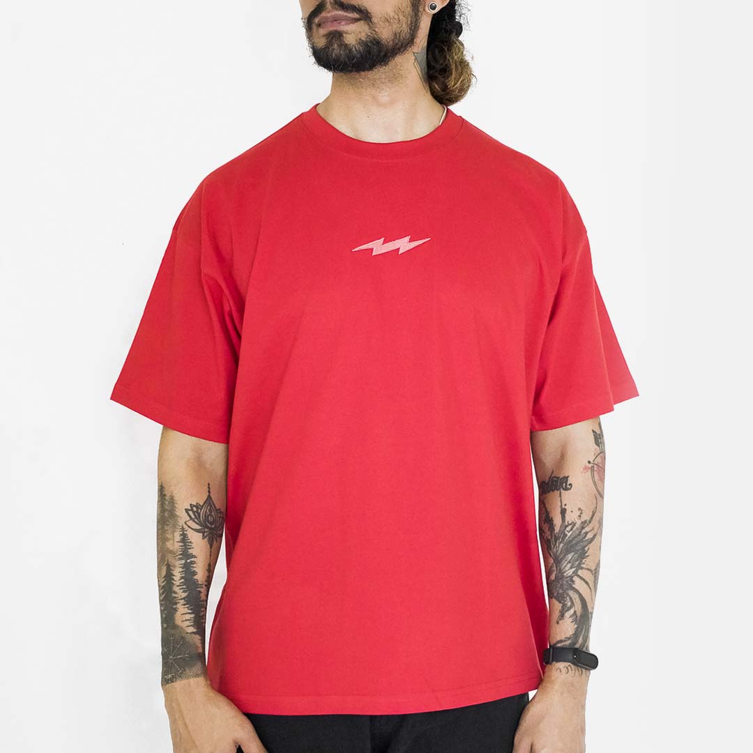 OG Thunder Oversized T-shirt Red