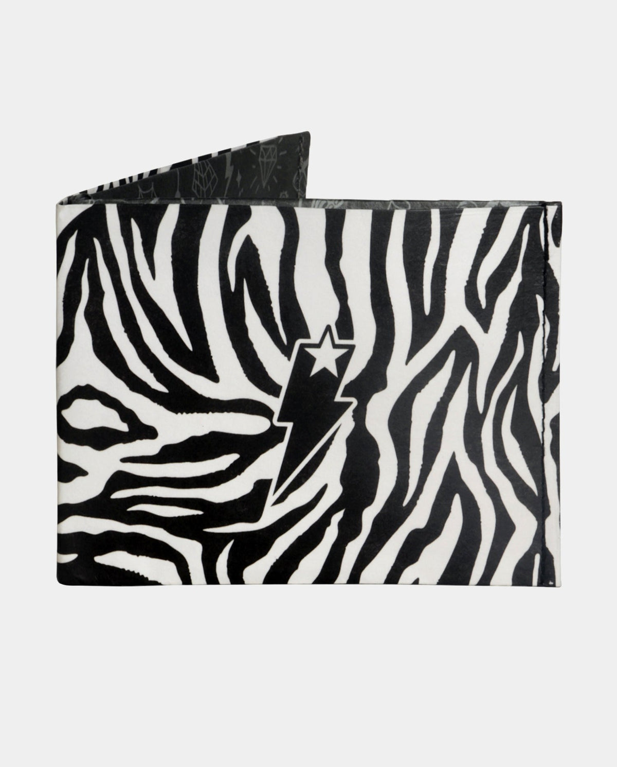 Zebra Print Classic Wallet by Supervek – front view