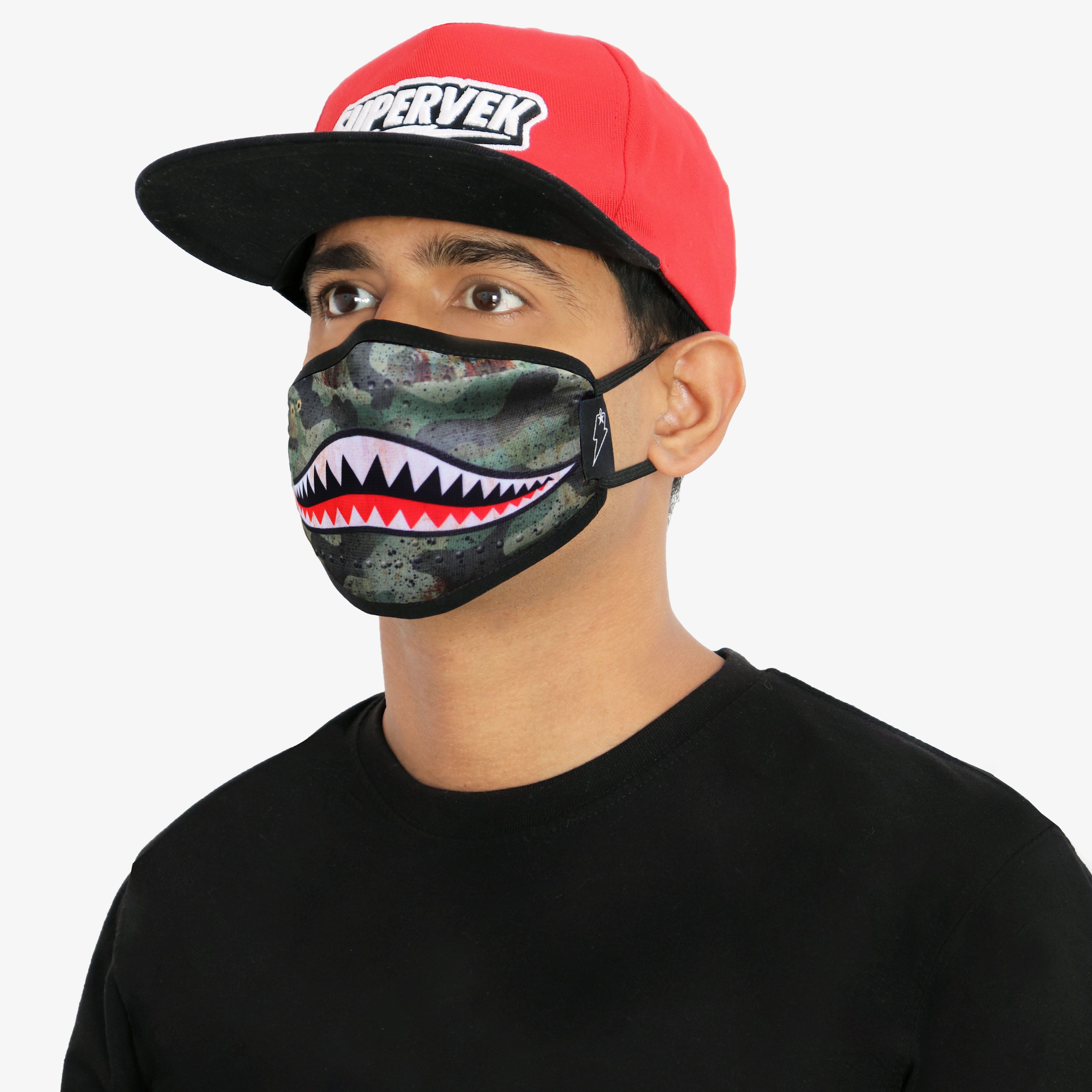 Super Shark Face Mask - Supervek India, smsk-sush-1, smsk-sush-2