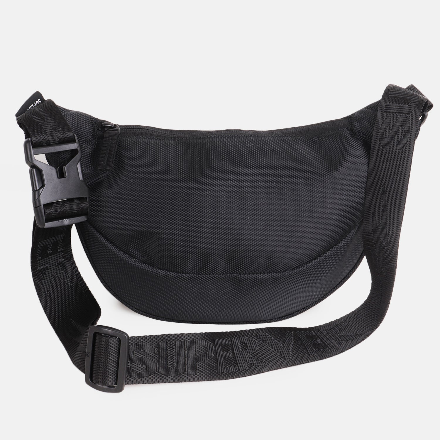 Supervek Crossbody Slinger - Carbon Black - Urban Functional Fanny Hip Bag for Everyday Essentials - Back 