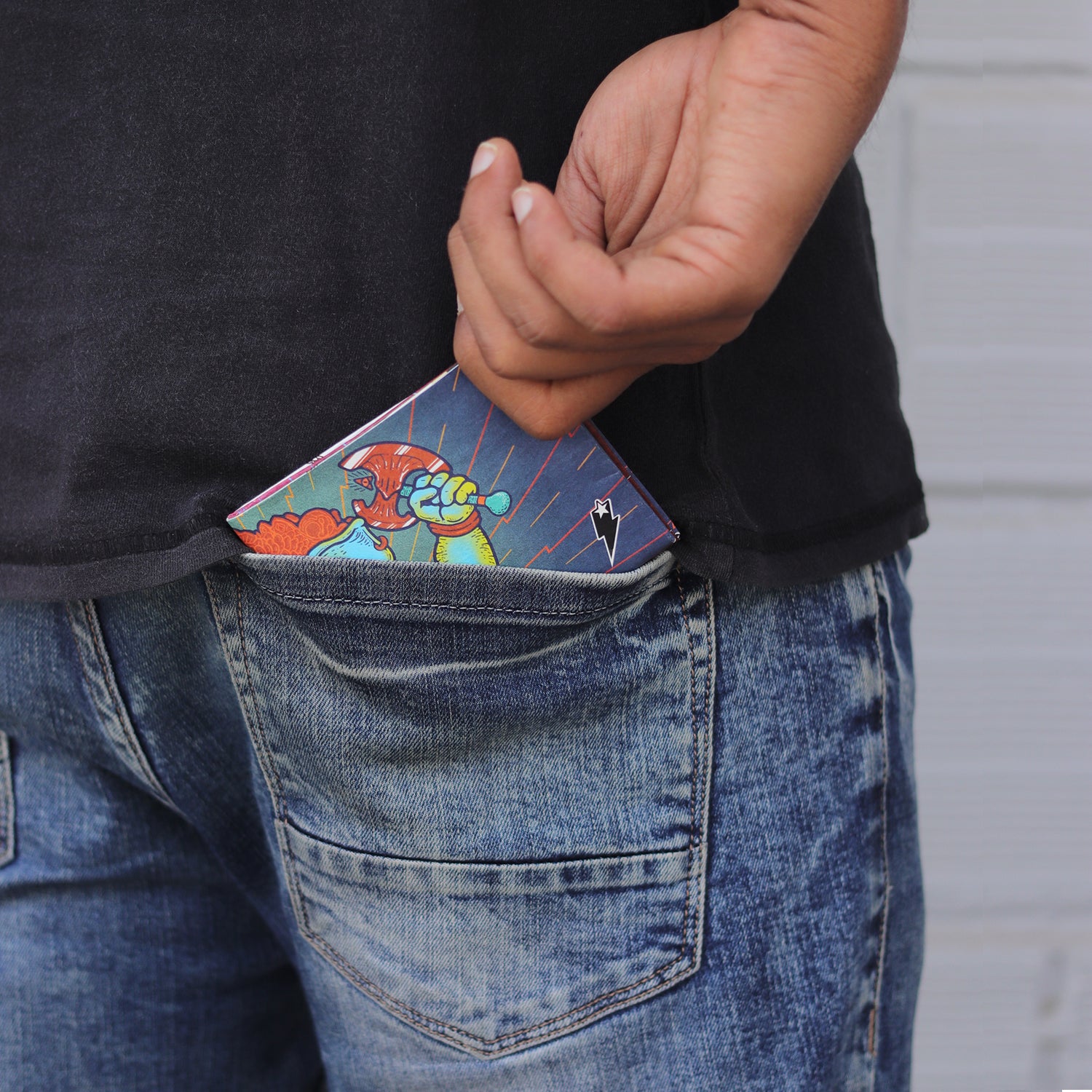 Supervek Tyvek Wallet - Avighna - Minimalist Card Holder for Men Women - Vegan Recyclable - Urban