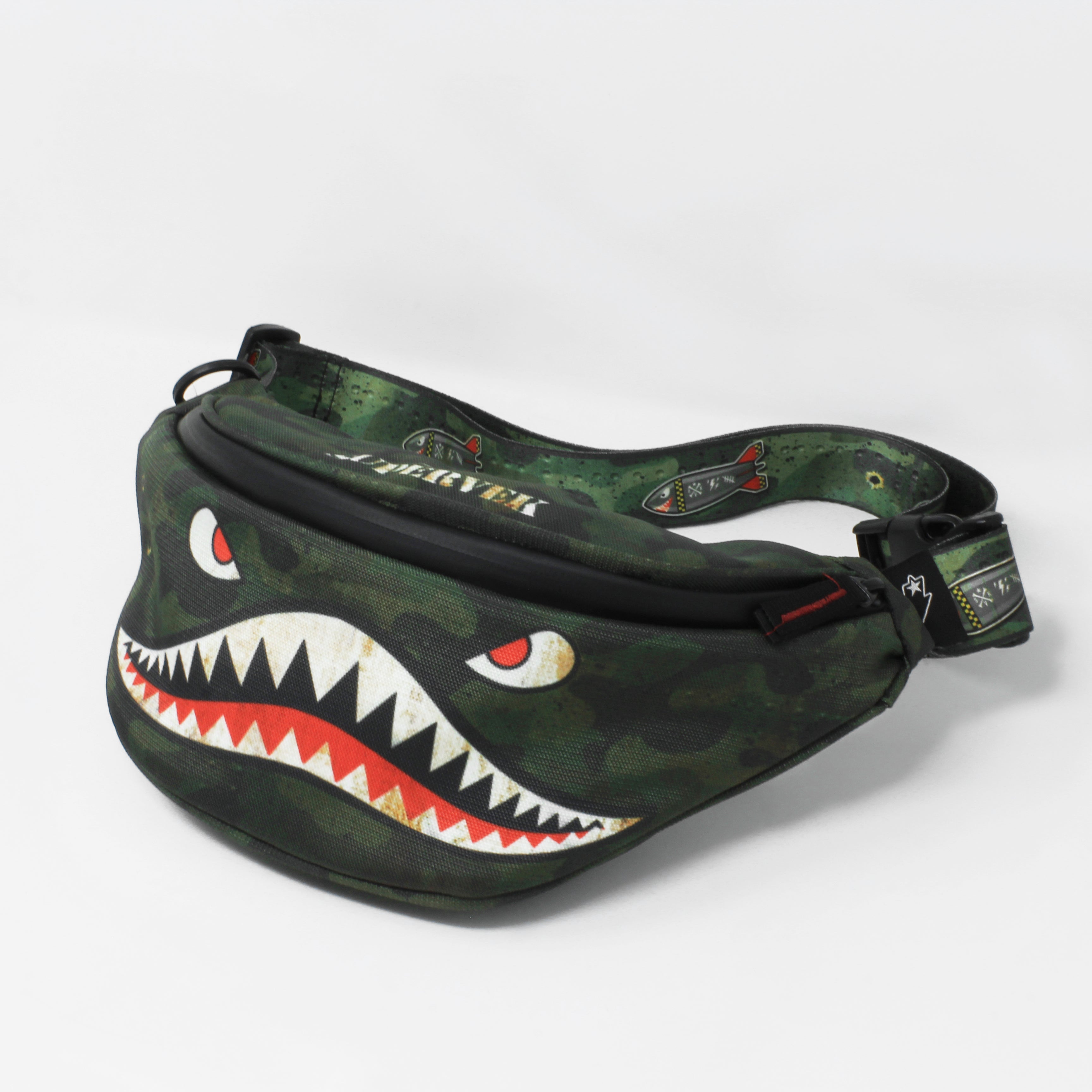 Supervek Crossbody Slinger - SuperShark - Urban Functional Fanny Hip Bag for Everyday Essentials - Product shot