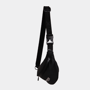 Supervek Crossbody Slinger - Carbon Black - Urban Functional Fanny Hip Bag for Everyday Essentials - 360 gif