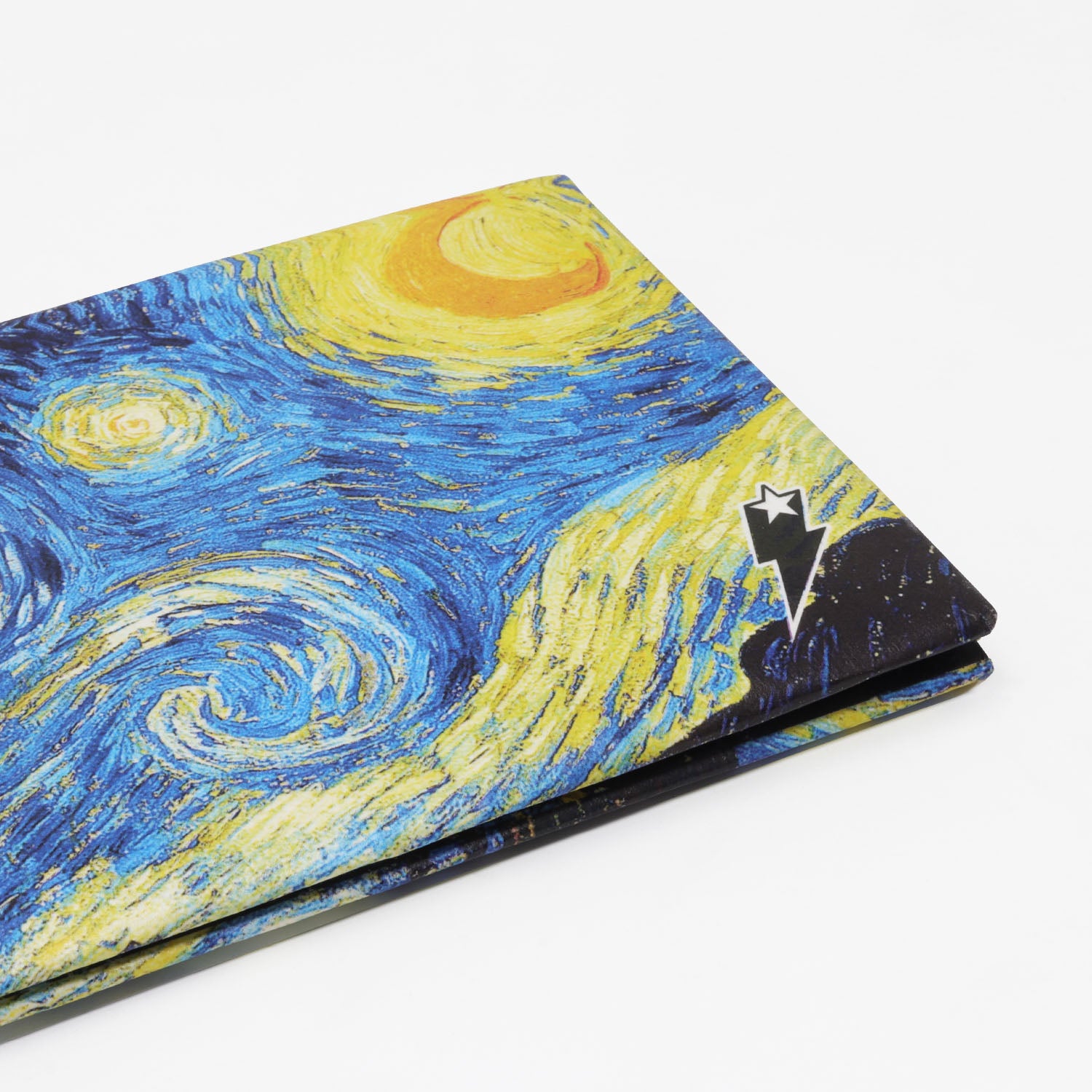 Supervek Tyvek Wallet - Van Gogh Starry Night - Minimalist Card Holder for Men Women - Vegan Recyclable - Slim