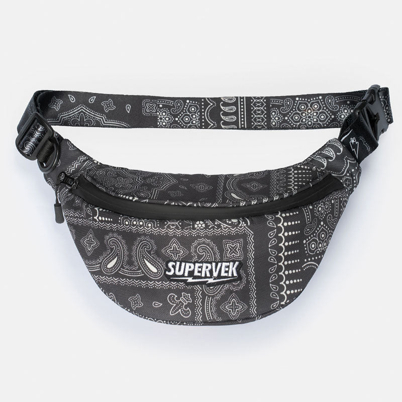 Supervek Crossbody Slinger - Bandana - Urban Functional Fanny Hip Bag for Everyday Essentials