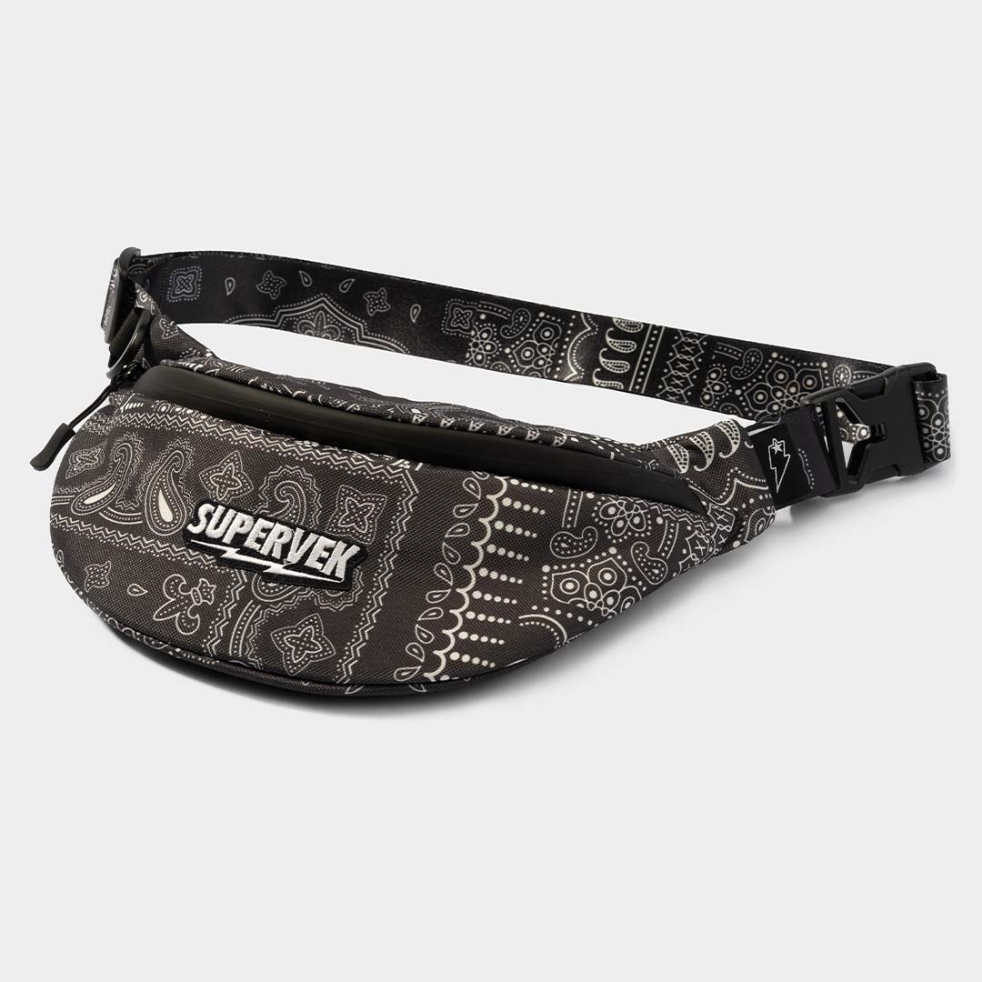 Supervek Crossbody Slinger - Bandana - Urban Functional Fanny Hip Bag for Everyday Essentials - Product Shot