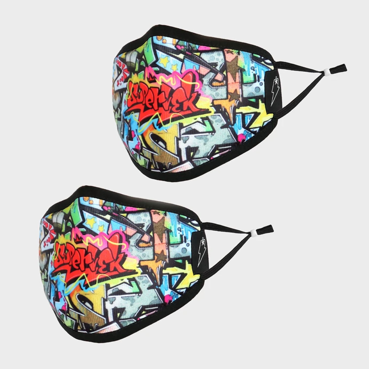 Graffiti Face Mask - Supervek India, smsk-graf-1, smsk-graf-2