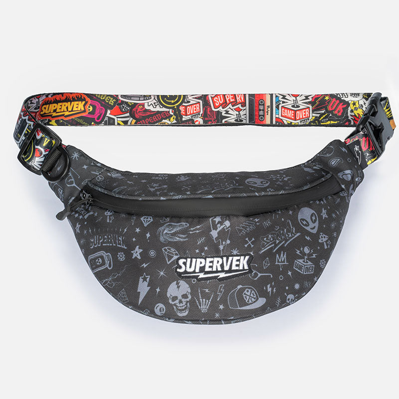 Supervek Crossbody Slinger - OG Culture - Urban Functional Fanny Hip Bag for Everyday Essentials