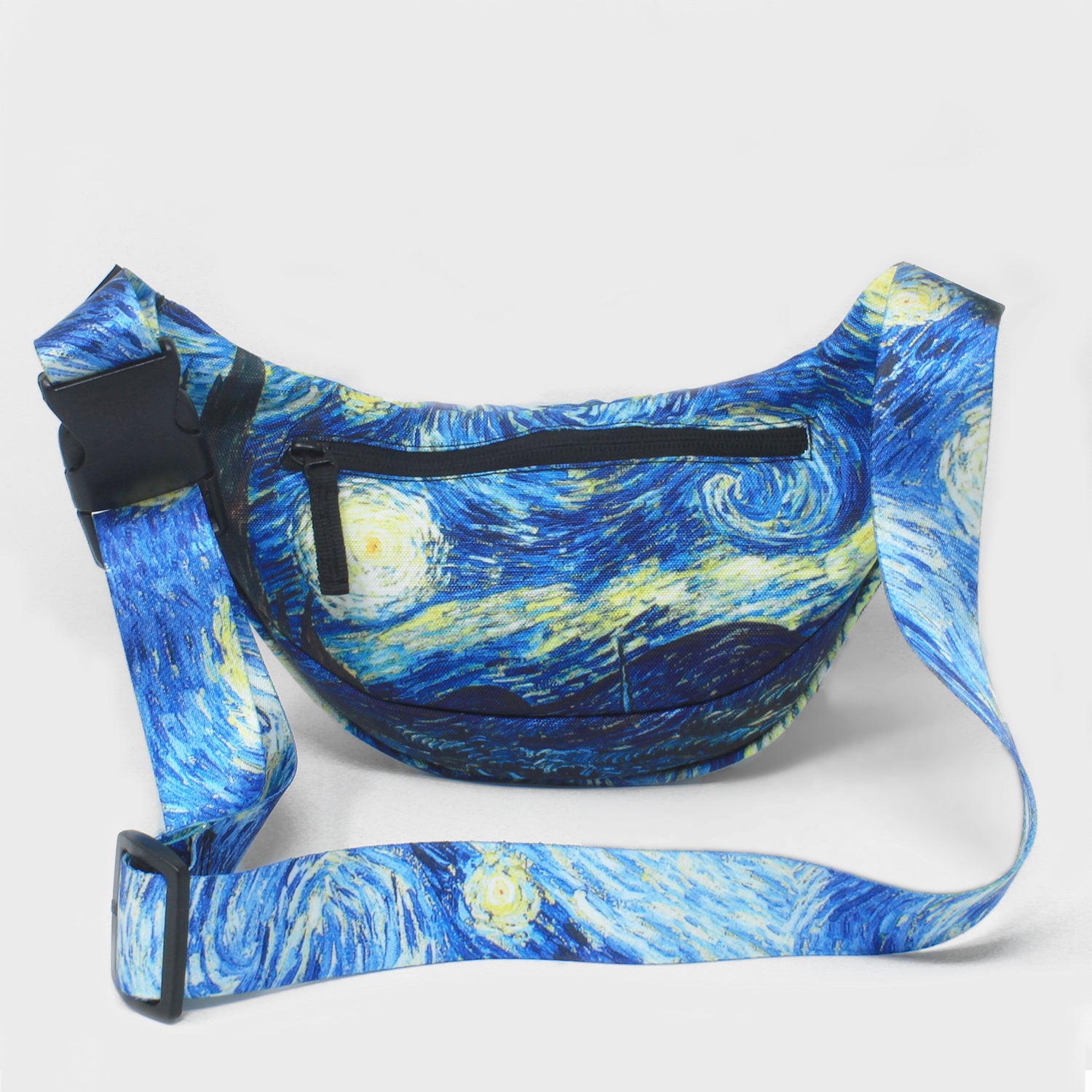 Supervek Crossbody Slinger - Starry Night - Urban Functional Fanny Hip Bag for Everyday Essentials - Back