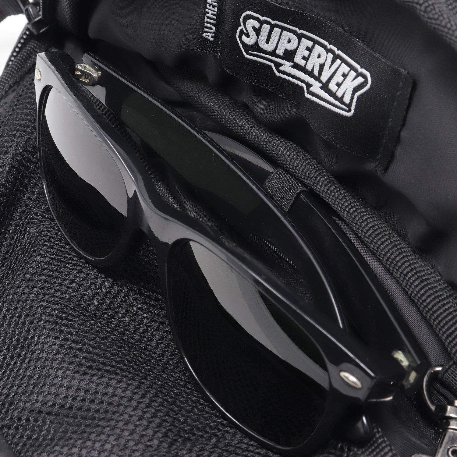 Supervek Crossbody Slinger - Lit - Urban Functional Fanny Hip Bag for Everyday Essentials - Sunglass Holder