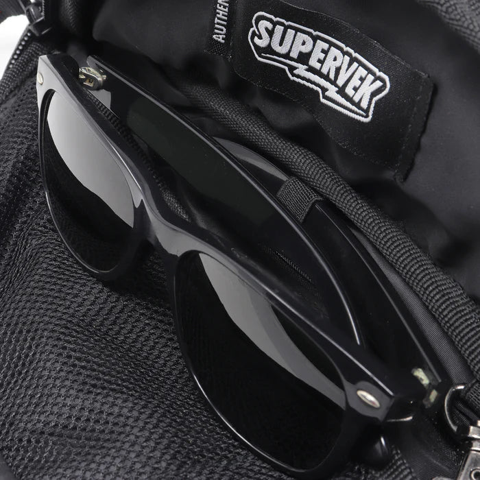 Supervek Crossbody Slinger - OG Culture - Urban Functional Fanny Hip Bag for Everyday Essentials - Sunglass Holder 